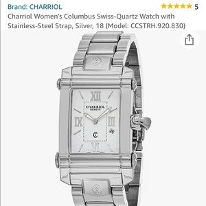 Charriol Women's Columbus Swiss-Quartz Watch 100% Authentic